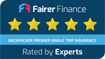 Fairer Finance backpacker premier single trip 5 star rating