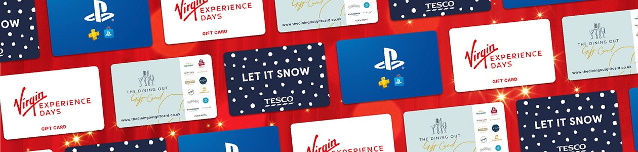 Selection of gift cards