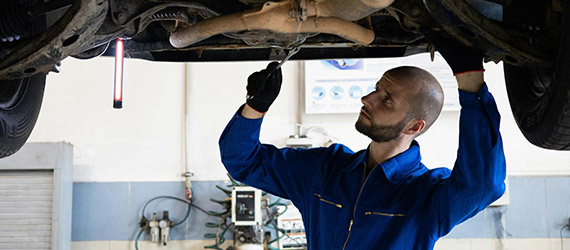  Mechanic Fixing Car